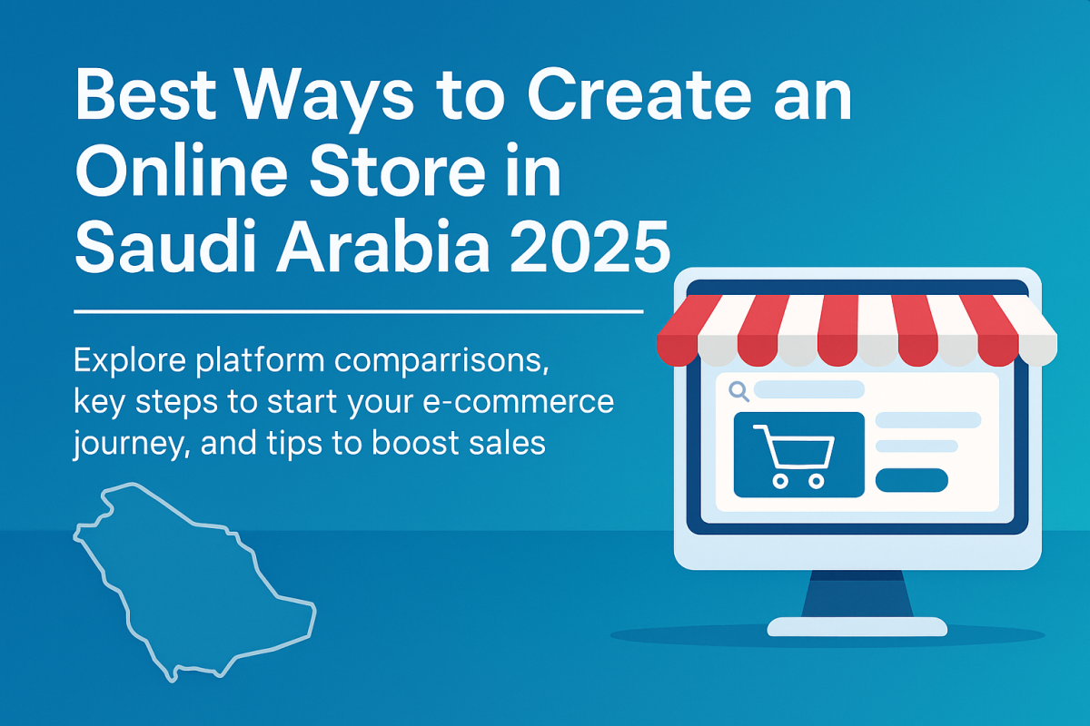 أفضل طرق إنشاء متجر إلكتروني في السعودية 2025