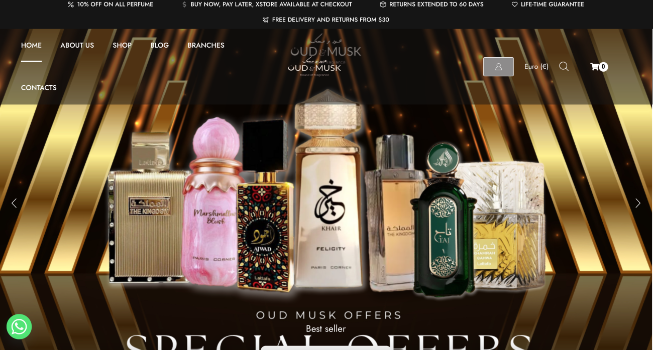 كيف أطلقنا متجر Oud Musk Malta للعطور الفاخرة أونلاين